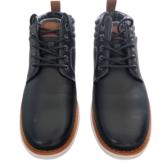 Bruno Marc Black and Brown Chukka Boots size 8.5 - Picture 1 of 8